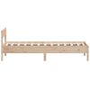 vidaXL Cadre de lit sans matelas 75x190 cm bois de pin massif