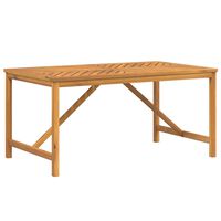 vidaXL Table à manger de jardin 150x90x74 cm bois d'acacia solide