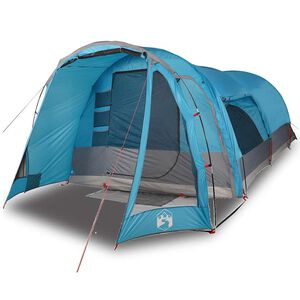 vidaXL Tente familiale tunnel 8 personnes bleu imperm&eacute;able