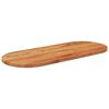 vidaXL Dessus de table 120x50x2,5 cm ovale bois massif d'acacia