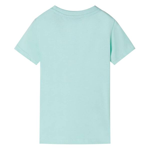 T-shirt pour enfants menthe clair 128