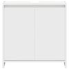vidaXL Armoire de salle de bain Blanc 60x33x61 cm Bois d'ing&eacute;nierie