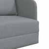 vidaXL Canap&eacute;-Lit Gris clair 65 x 80 x 83 cm tissu