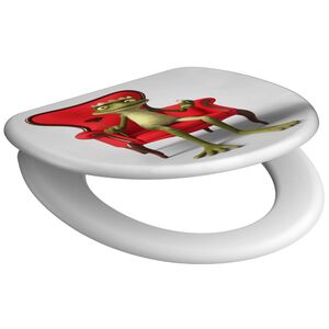 SCH&Uuml;TTE Si&egrave;ge de toilette avec fermeture en douceur FROG KING