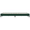 vidaXL Sommier &agrave; lattes de lit sans matelas vert fonc&eacute; 120x220cm