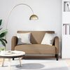 vidaXL Canap&eacute; causeuse cappuccino 110 cm similicuir