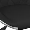 vidaXL Tabouret de bar Noir et blanc Similicuir