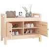 vidaXL Banc d'entr&eacute;e 80x40x60 cm Bois de pin massif