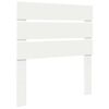vidaXL Cadre de lit Blanc 90 x 190 cm Bois de pin massif