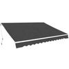 vidaXL Auvent pliable manuel 600 cm Anthracite