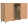vidaXL Armoire de salle de bain ch&ecirc;ne artisanal bois d'ing&eacute;nierie