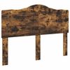 vidaXL Cadre de lit Ch&ecirc;ne fum&eacute; 160 x 200 cm Bois Ing&eacute;nierie