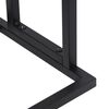 vidaXL Porte-serviettes sur pied Noir 48x24x78,5 cm Fer