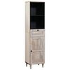 vidaXL Ensemble de mobilier de salle de bain avec tiroir 3 pcs Blanc