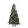 vidaXL Sapin de No&euml;l Artificiel &agrave; Branches Articul&eacute;es Vert 210 cm