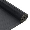 vidaXL Tapis rectangulaire noir 70x100 cm bambou