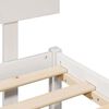 vidaXL Cadre de lit avec t&ecirc;te de lit Blanc 140 x 190 cm Pin massif