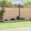 vidaXL Lit sur&eacute;lev&eacute; &agrave; gabion Acier galvanis&eacute; 300x100x20 cm