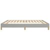 vidaXL Cadre de lit sans matelas gris clair 180x200 cm tissu
