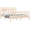 vidaXL Cadre de lit sans matelas bois de pin massif