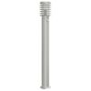 vidaXL Lampadaire d'ext&eacute;rieur avec capteur argent&eacute; acier inoxydable