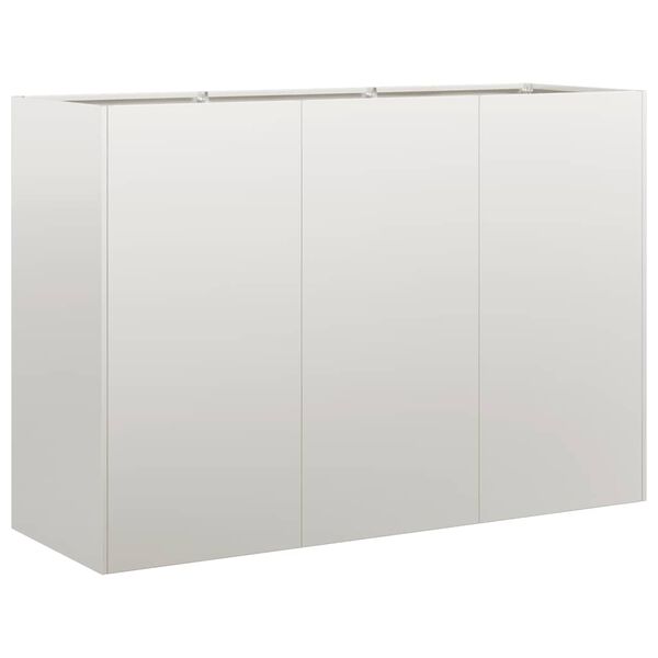 vidaXL Jardini&egrave;re 120x40x80 cm acier inoxydable