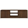 vidaXL Meuble TV Ch&ecirc;ne marron 120x30x35,5 cm Bois d'ing&eacute;nierie