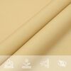 vidaXL Voile d'ombrage sable 5x2 m 100 % polyester oxford