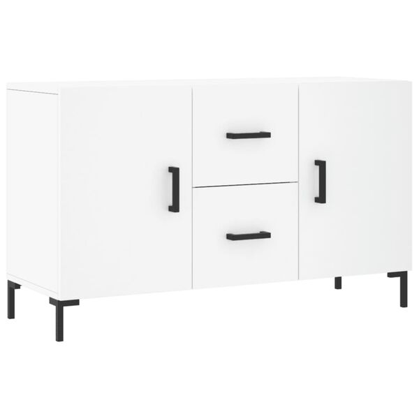 vidaXL Buffet blanc 100x36x60 cm bois d'ing&eacute;nierie