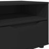 vidaXL Meuble TV avec tiroir Noir 100 x 48 x 43 cm Bois d'ing&eacute;nierie