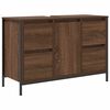 vidaXL Meuble sous-vasque avec tiroirs ch&ecirc;ne marron 90x34,5x60 cm