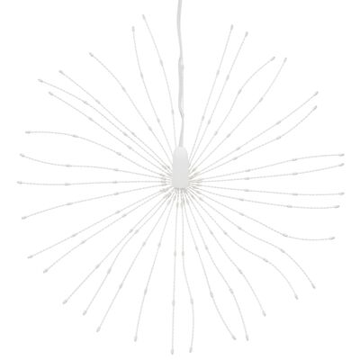 vidaXL Étoile rayonnante de Noël 140 LED blanc froid 17 cm