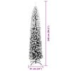 vidaXL Sapin de No&euml;l artificiel Vert 240 cm PVC et acier et plastique