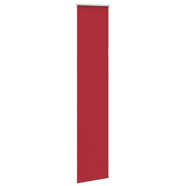vidaXL Store enrouleur occultant rouge largeur du tissu 35,7 cm