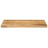 vidaXL Dessus de table rectangulaire bois massif de manguier brut
