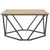 vidaXL Table basse Ch&ecirc;ne Sonoma 80 x 80 x 45 cm
