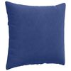 vidaXL Coussins de canap&eacute; 2 pcs Bleu police 45 x 45 cm