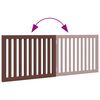 vidaXL Barri&egrave;re pour chien pliable 2 panneaux 160 cm bois de peuplier