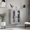 vidaXL Armoire murale sonoma gris 69,5x34x90 cm