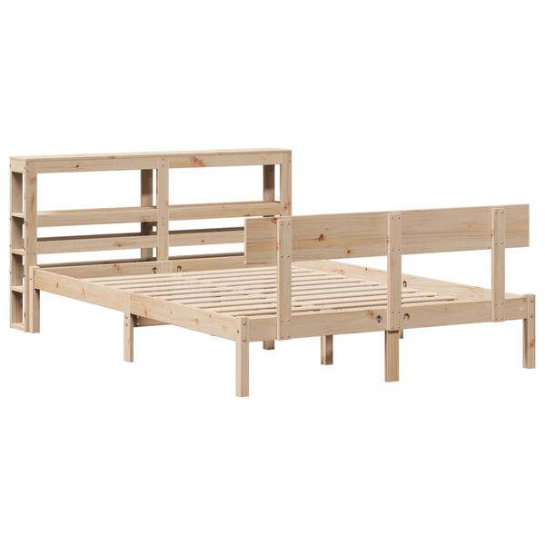 vidaXL Cadre de lit sans matelas 150x200 cm bois de pin massif