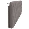 vidaXL Coussin de t&ecirc;te de lit taupe 160 cm tissu