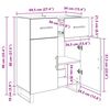 vidaXL Buffet Ch&ecirc;ne artisanal 69,5 x 34 x 90 cm Bois d'ing&eacute;nierie