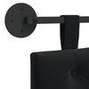 vidaXL T&ecirc;te de lit suspendue Noir 170 x 55 x 7 cm Velours
