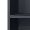 vidaXL Portant de bois chauffage anthracite 40x30x75 cm