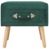vidaXL Tables de chevet 2 pcs Vert 40x35x40 cm Velours