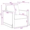 vidaXL Ensemble de Canap&eacute;s 2 pcs Gris fonc&eacute; 138 x 78 x 80 cm Velours
