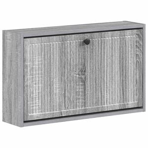 vidaXL Cabinet &agrave; chaussures mural EDE 71 x 17 x 43 cm Sonoma gris