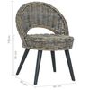 vidaXL Chaise de canap&eacute; rotin kubu noir