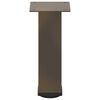 vidaXL Pieds de table basse 4 pi&egrave;ces Acier naturel 30-32 cm Acier