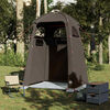 vidaXL Tente de douche marron imperm&eacute;able